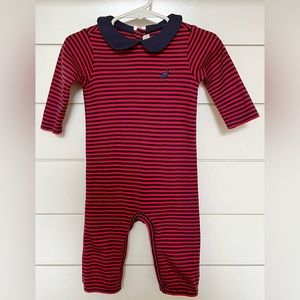 TBBC Striped Romper (Size 3-6 Months)